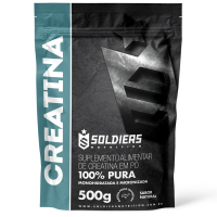 Creatina Monohidratada 500g - 100% Pura Importada - Soldiers Nutrition na Netshoes