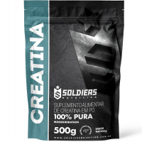 Creatina Monohidratada 500g - 100% Pura Importada - Soldiers Nutrition na Amazon