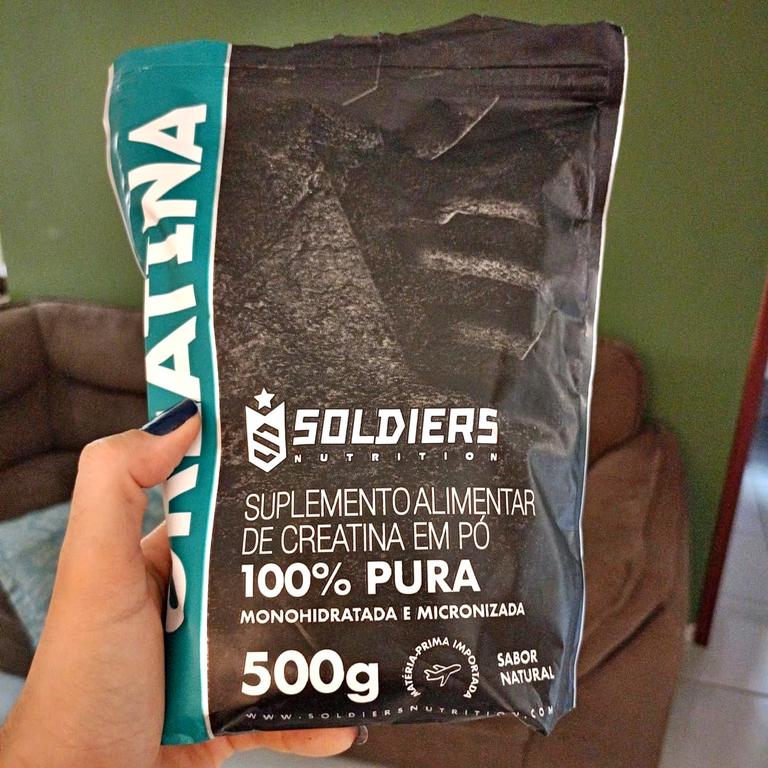 Creatina Monohidratada 500g – 100% Pura Importada – Soldiers Nutrition na Amazon