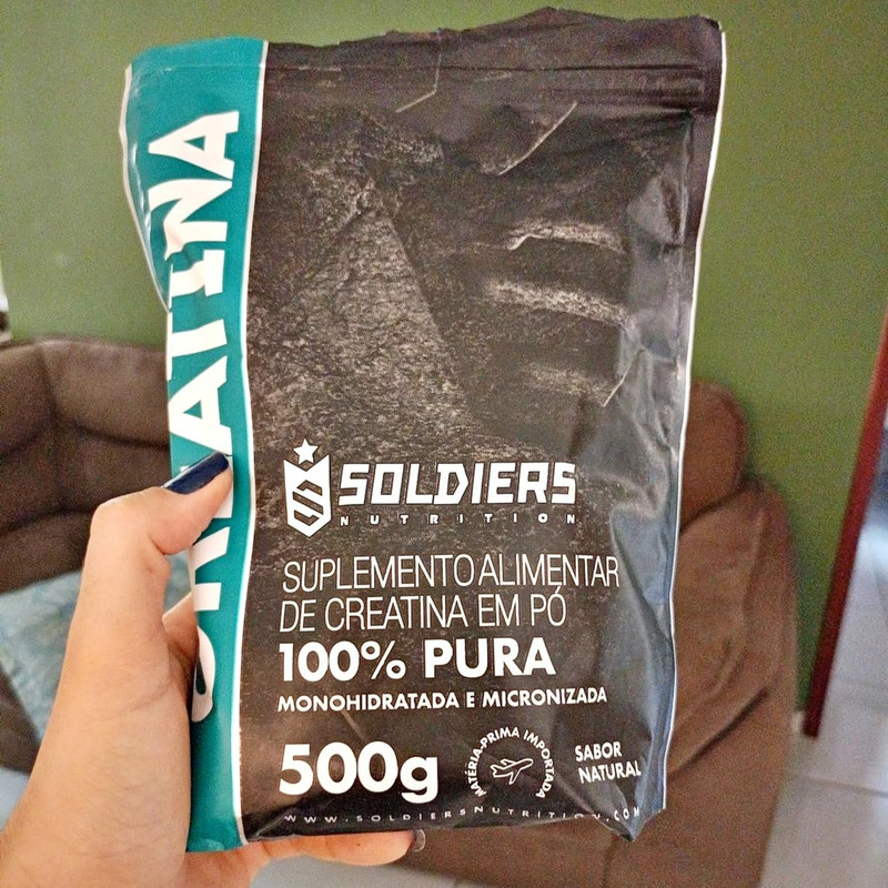 Creatina Monohidratada 500g – 100% Pura Importada – Soldiers Nutrition na Amazon