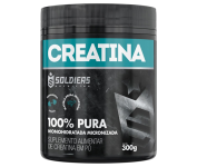 Creatina Monohidratada Pote 300g – 100% Pura Importada – Soldiers Nutrition na Amazon