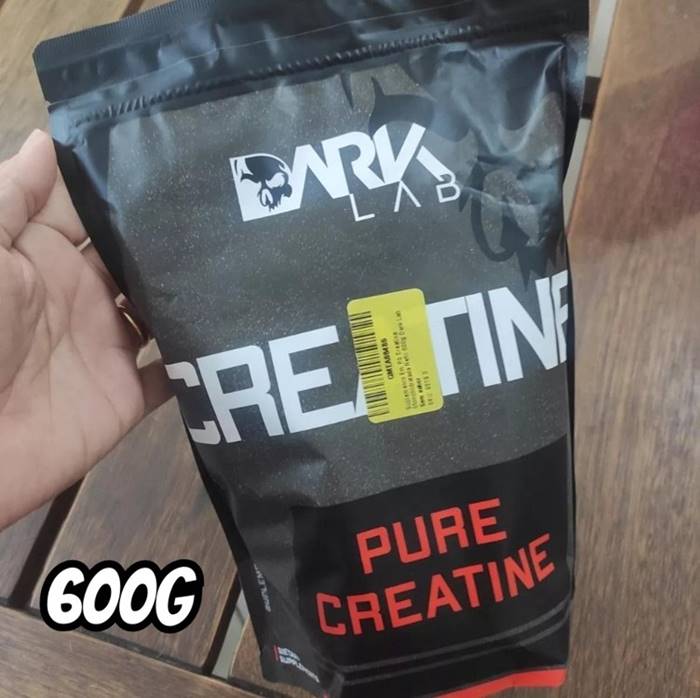 Creatina Monohidratado Pura 600g Dark Lab – 100% Pura na Shopee