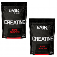 Creatina Pura Dark Lab 500g, Monohidratada 100% De Pureza, Sem Sabor - 2 Unidades na Amazon