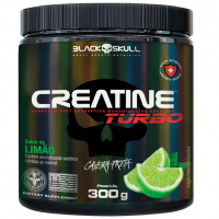 Creatine Turbo Monohidratada - 300g Limão - Black Skull na Amazon