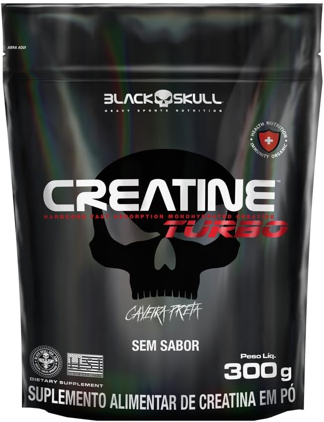 CREATINE TURBO – REFIL 300G – SEM SABOR na Amazon