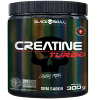 Creatine Turbo – Sem Sabor - Pote 300g - Black Skull na Amazon