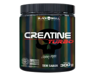 Creatine Turbo – sem sabor – Pote 300g – Black Skull na Amazon