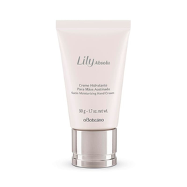 Creme Acetinado Hidratante Desodorante para Mãos o Boticário Lily Absolu - 50g na Beleza na Web