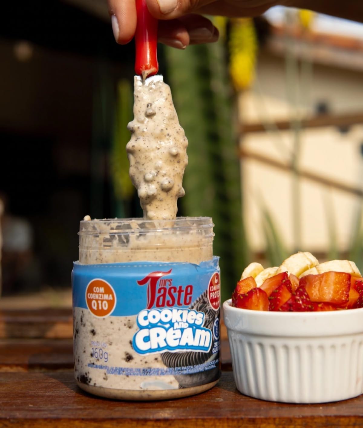 Creme Cookies and Cream com CoQ10 160g Mrs Taste na Amazon