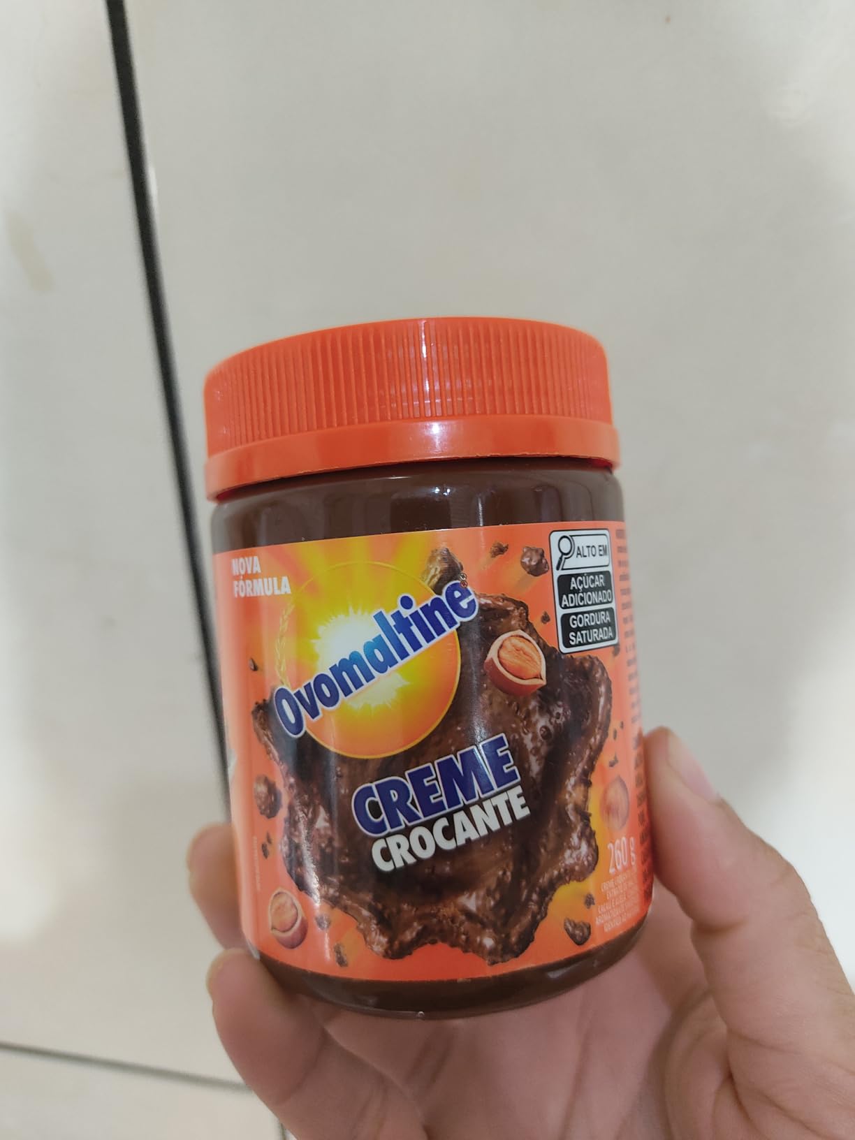 Creme Crocante Ovomaltine Pote 260g na Amazon