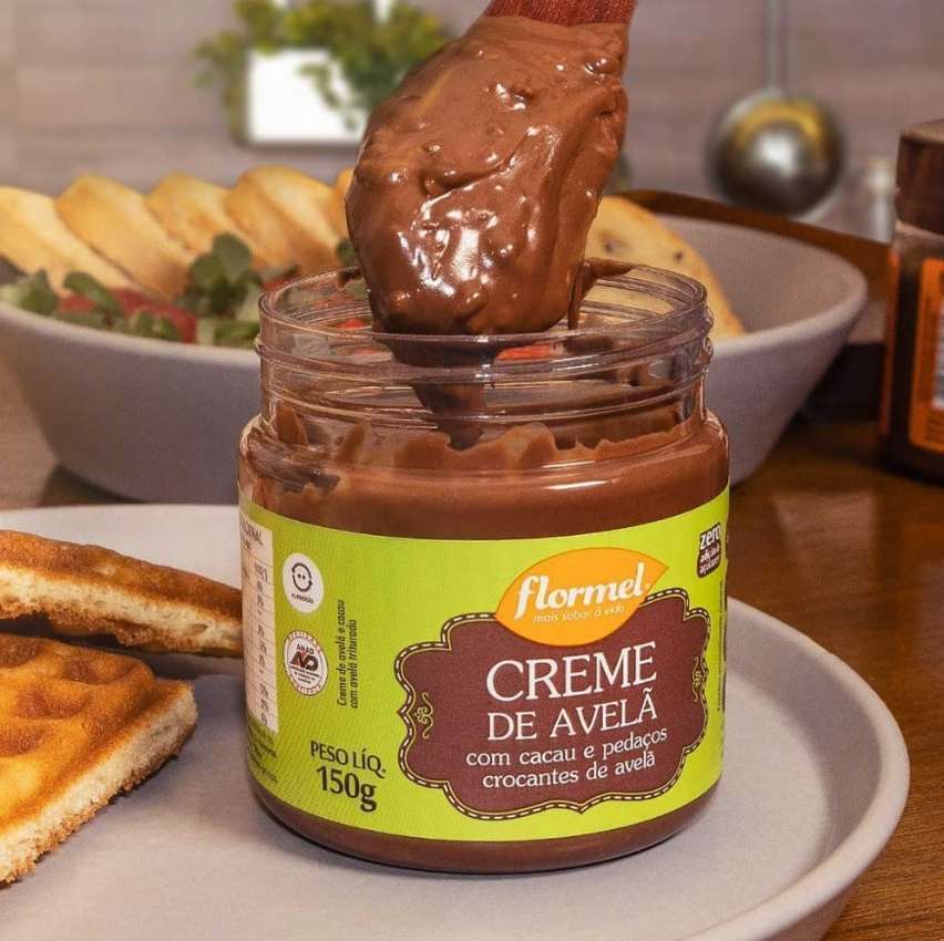 Creme de Avelã Crocante Zero Flormel 150g na Amazon