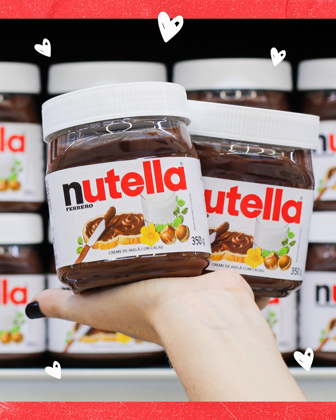 Creme de Avelã Nutella 350g Ferrero na Amazon