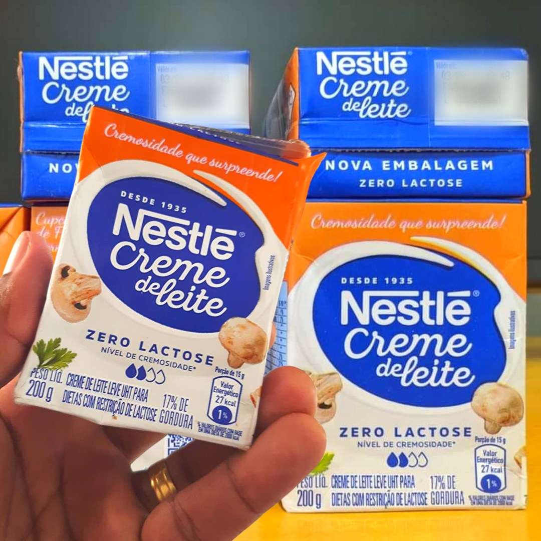 Creme de Leite, Nestlé, Zero Lactose, 200g na Amazon