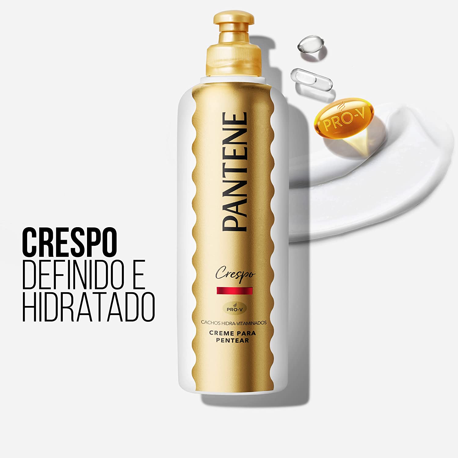 Creme de Pentear Pantene Cachos Hidra-Vitaminados – 240g na Amazon
