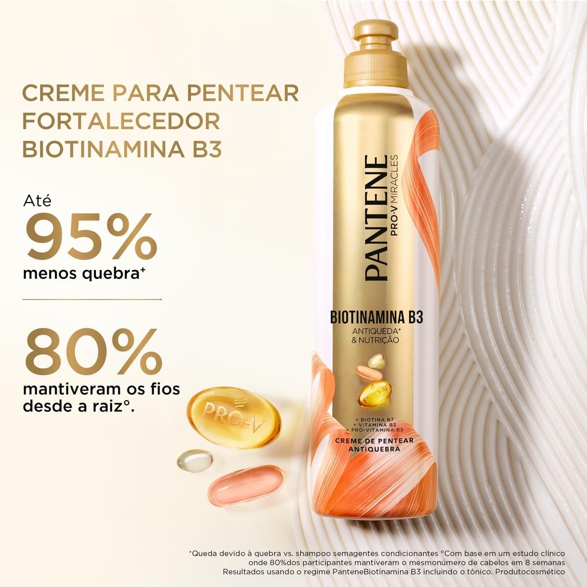 Creme de Pentear Pantene PRO-V Miracles Antiqueda & Nutrição Biotinamina B3 240g na Amazon