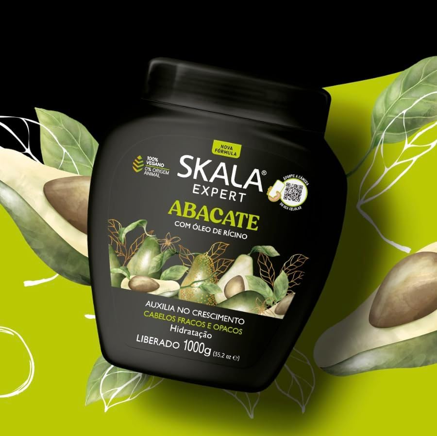 Creme de Tratamento 1Kg Bomba de Vitaminas – Abacate, Skala, Pacote de 6, Skafe na Amazon