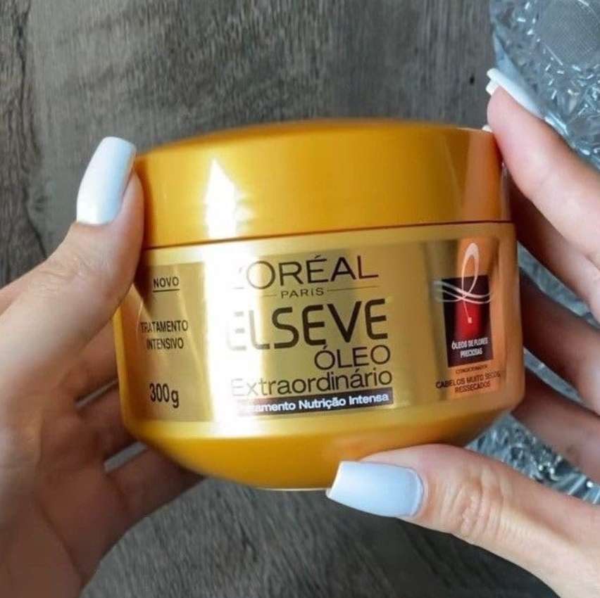 Creme de Tratamento L’Oréal Paris Elseve Óleo Extraordinário Nutrição Intensa, 300g na Amazon