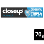 Creme Dental Closeup Triple Hortelã 70 GR, Close Up, Branco na Amazon