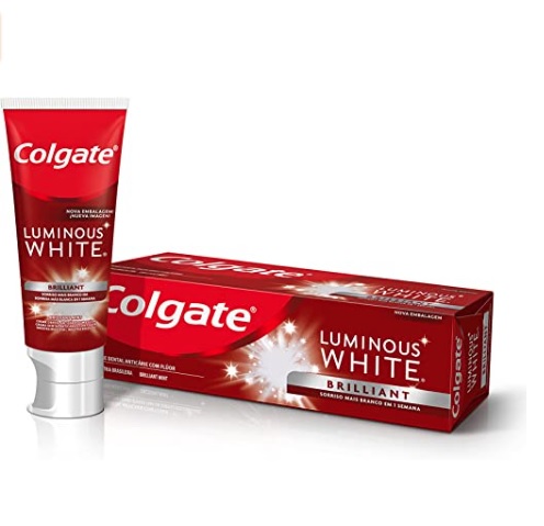 Creme Dental Colgate Luminous White Brilliant 70g Edição Limitada na Amazon
