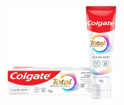 Creme Dental Colgate Total 12 Clean Mint 90g, Branco na Amazon