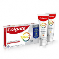 Creme Dental Colgate Total 12 Clean Mint 90g Promo Embalagem Econômica Com Duas Unidades na Pague Menos
