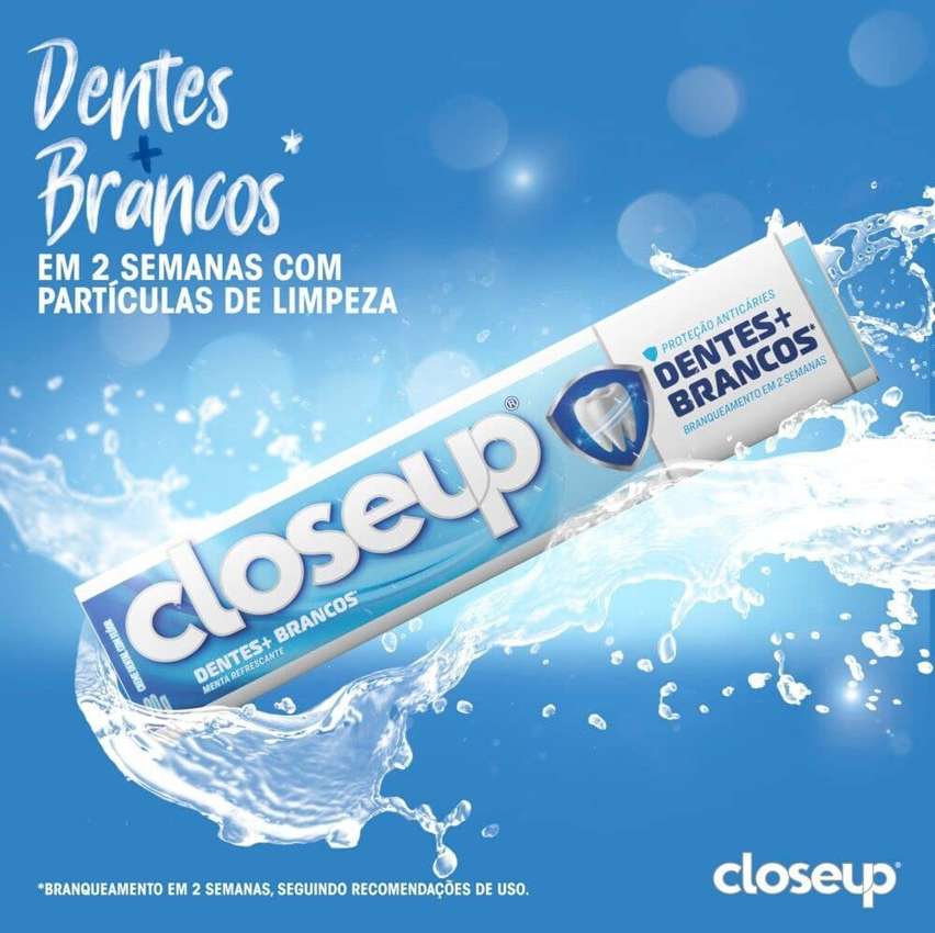 Creme Dental com Flúor Menta Refrescante Closeup Extra Whitening Caixa 90g, Close Up na Amazon