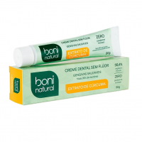 Creme Dental Com Óleo Natural De Hortelã E Extrato De Cúrcuma, 90g na Amazon