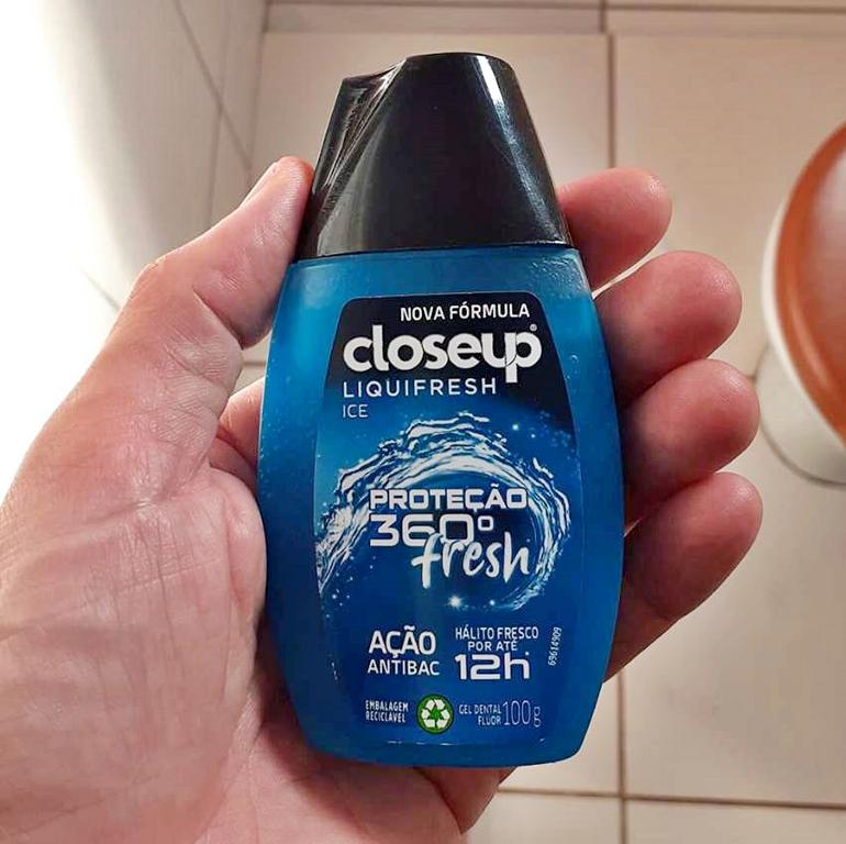 Creme Dental em Gel Closeup Liquifresh Ice 100g na Amazon