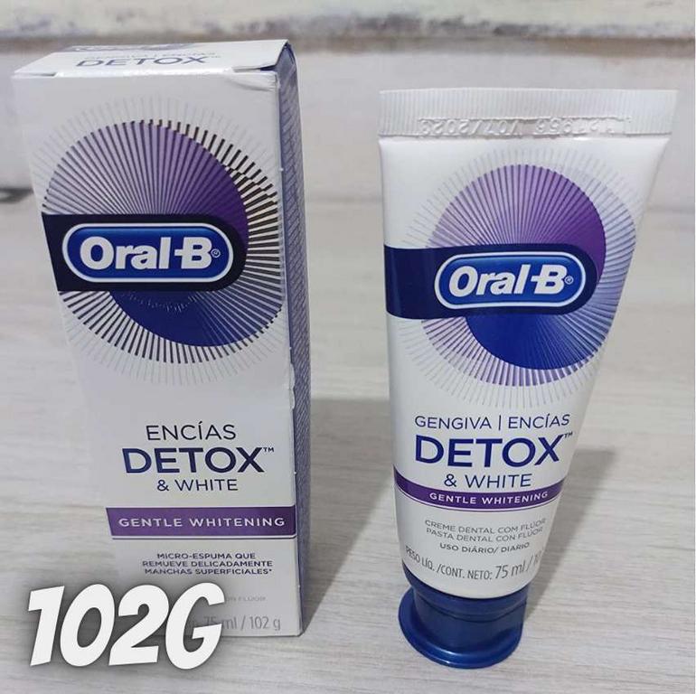 Creme Dental Oral-B Gengiva Detox Deep Clean 102g na Amazon