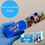 Creme Dental Oral-B Mickey – 50g na Amazon
