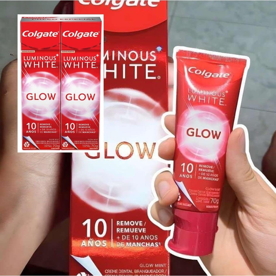 Creme Dental Para Clareamento Colgate Luminous White Glow 70g na Amazon