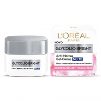 Creme Facial Antimarcas Loréal Glycolic Bright Noturno 49g na Pague Menos
