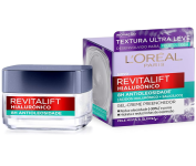 Creme Hidratante L’Oréal Paris Gel Preenchedor Antioleosidade Revitalift Hialurônico, 49g na Amazon