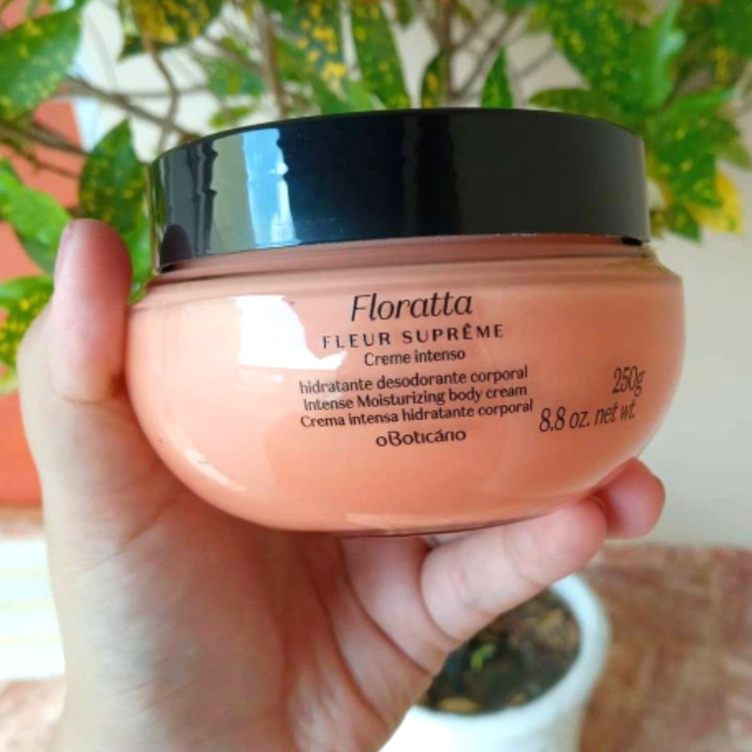 Creme Intenso Desodorante Hidratante Corporal Floratta Fleur Suprême 250g na oBoticário