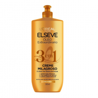 Creme Milagroso 3 Em 1 Elseve Óleo Extraordinário 500ml na Amazon