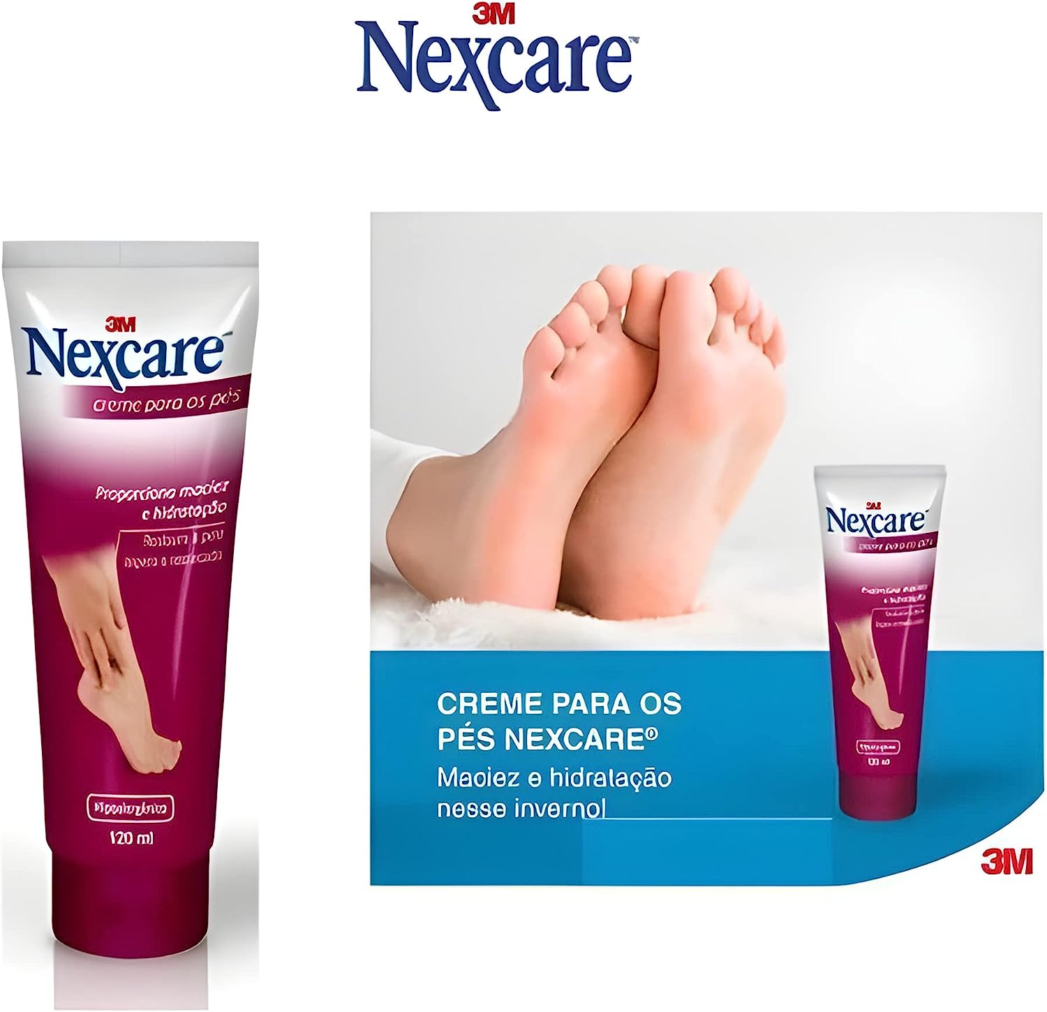 Creme para os Pés, Nexcare, 120ml na Amazon