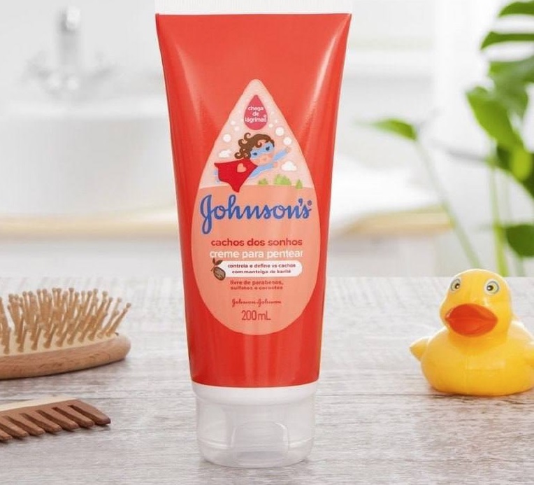 Creme para Pentear Infantil Johnson’s Baby Cachos dos Sonhos 200ml na Amazon