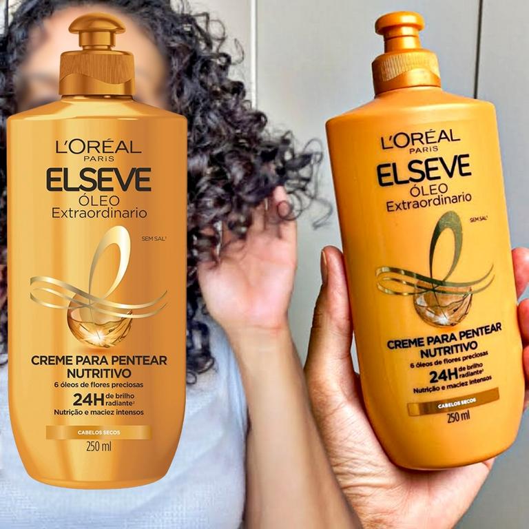 Creme para Pentear L’Oréal Paris Elseve Óleo Extraordinário, 250ml na Amazon