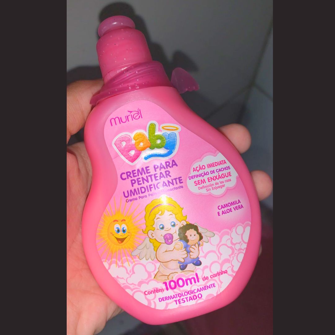 Creme para Pentear Umidificante Baby, 100 ml, Muriel, Muriel na Amazon