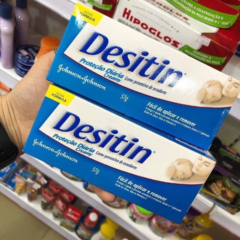 Creme Preventivo de Assaduras Creamy Aloe, Desitin, 57g na Amazon