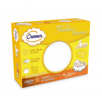 Cremer Fralda Luxo Branca 70 X 70 Cm Pc Com 5 Unidades (Embalagem Pode Variar) na Amazon