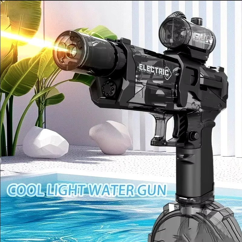 Csnoobs-Pistola Elétrica para Adultos e Crianças, Efeito Spitfire, Pistola de Tiro Contínuo, Lutas de Piscina Exterior de Verão, 2011 na Aliexpress