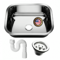 Cuba Pia Número 0 Cozinha Inox American Steel 40x34x14 na Leroy Merlin