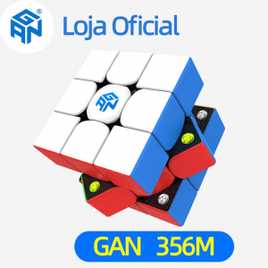 Cubo Mágico Profissional Gan 356M  3x3 na Aliexpress