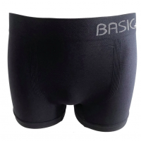 Cueca Boxer Sem Costura Poliamida Preto na Americanas