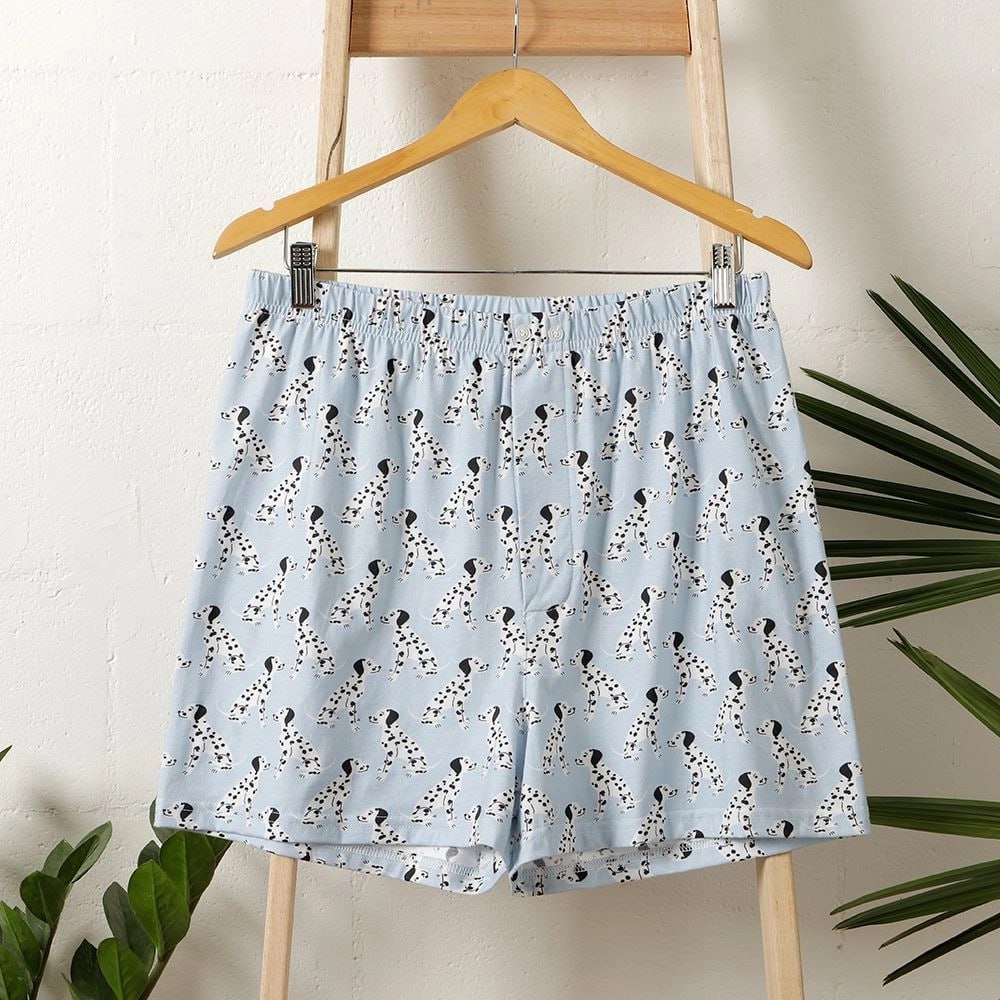 Cueca Samba Canção 100% Algodão – Tamanho M – Estampa Doguinho – Ziman na Americanas