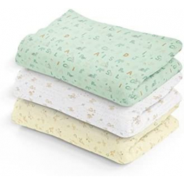 Cueiro Estampado Verde 80 cm x 50 cm Papi Textil na Amazon