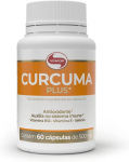 Curcuma Plus – 60 Cápsulas, Vitafor, Branco na Amazon