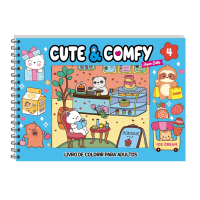 Cute & Comfy Super Extra Edição 04 - Livro De Colorir Adulto - Capa Dura Holográfica Espiral – 15 Abril 2025 na Amazon