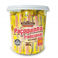 Da Colonia Dacolonia - Paçoca Rolha Tradicional Balde 56 Unidades na Amazon